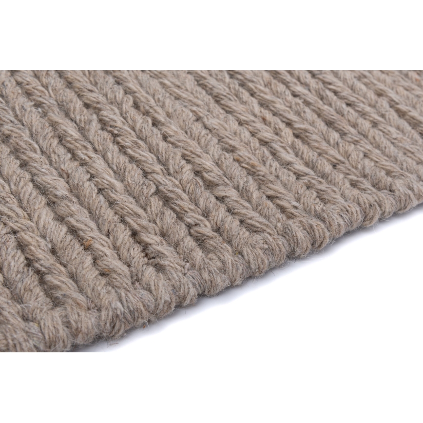 Натуральний килим FIR WOOL 120x170 cm 2600 g/m2 бежевий