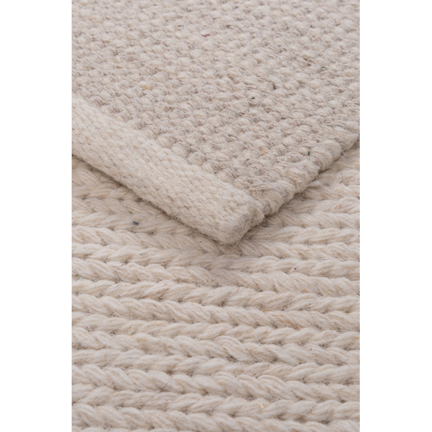 Натуральний килим FIR WOOL 70x140 cm 2600 g/m2 кремовий