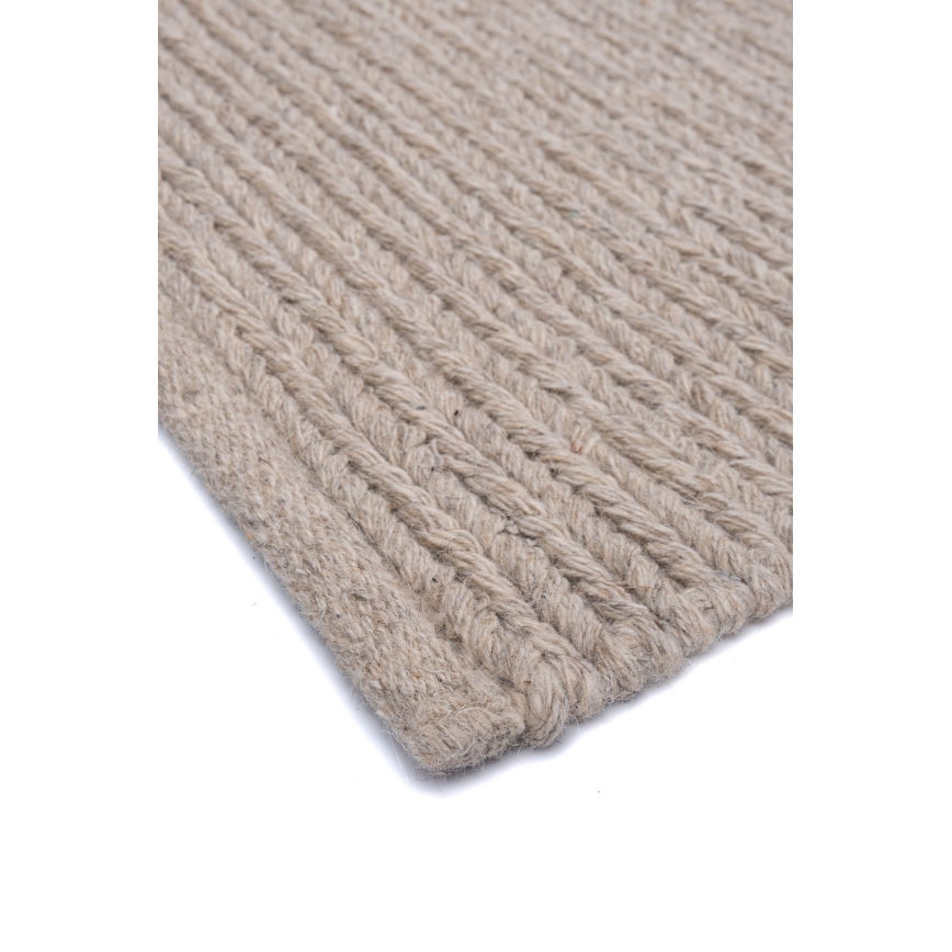 Натуральный ковер FIR WOOL 120x170 cm 2600 g/m2 бежевый
