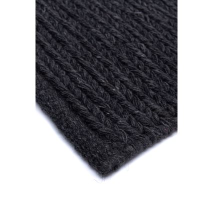 Натуральный ковёр FIR WOOL 120×170 см — плотность 2600 г/м², антрацит
