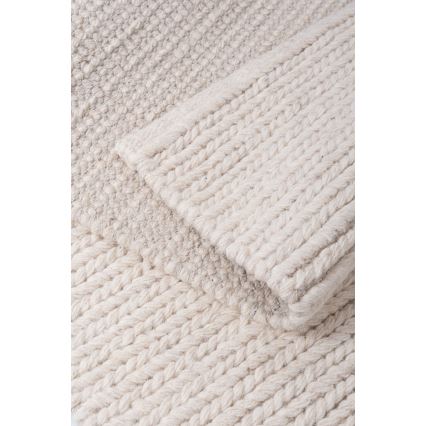 Натуральный ковёр FIR WOOL 70x140 см 2600 г/м² кремовый