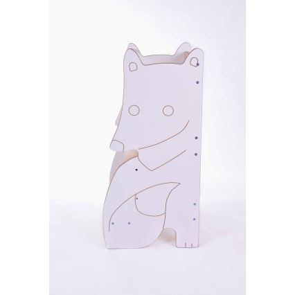 Навчальна вежа FOX біла/клен