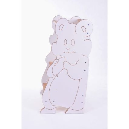 Навчальна вежа HAMSTER біла/клен