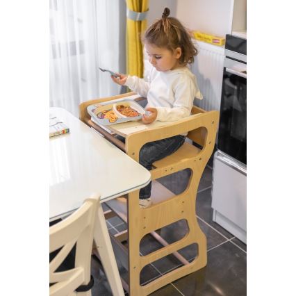 Навчальна вежа TWINN 83x45 см коричнева