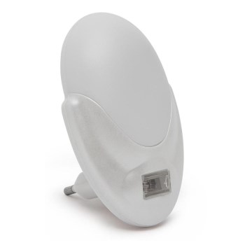 Навігаційний LED світильник з датчиком сутінків в розетку LED/1W/230V