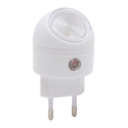 Навігаційний LED світильник з датчиком сутінків в розетку LED/1W/230V