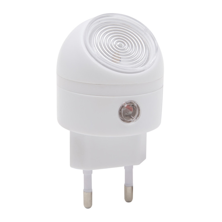 Навігаційний LED світильник з датчиком сутінків в розетку LED/1W/230V