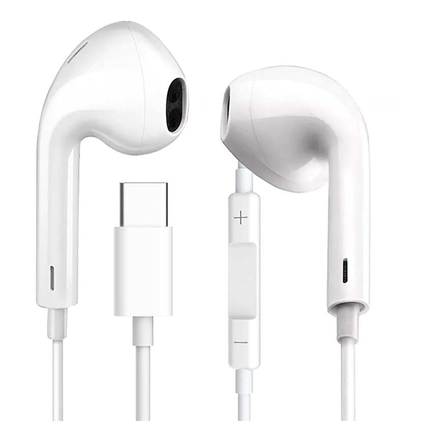 Навушники з мікрофоном USB-C білі