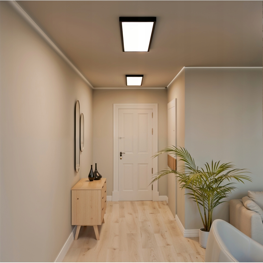 Накладна LED-панель 60W/230V 30×120 см, чорна