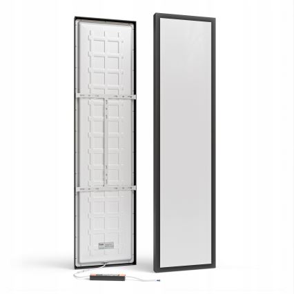 Накладна LED-панель 60W/230V 30×120 см, чорна