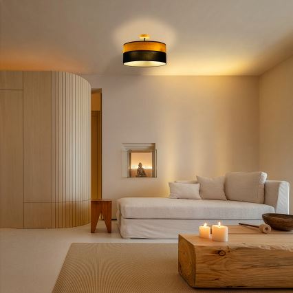 Накладна люстра ALBA 3xE27/15W/230V діаметр 40 см чорна/коричнева