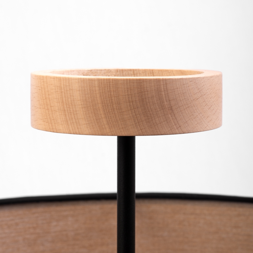 Накладна люстра ALBA 3xE27/15W/230V діаметр 40 см чорна/коричнева