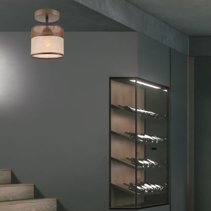 Накладна люстра ANDREA 1xE27/60W/230V бук