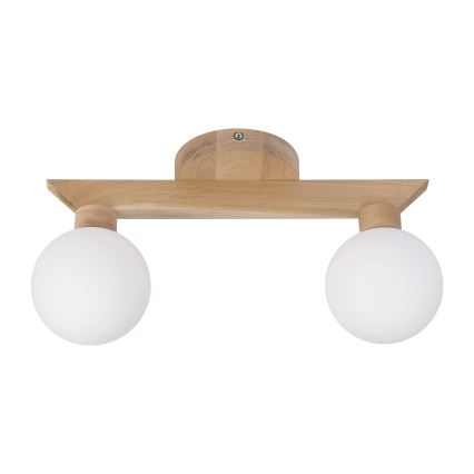 Накладна люстра ANTONIO 2xG9/5W/230V дуб/білий