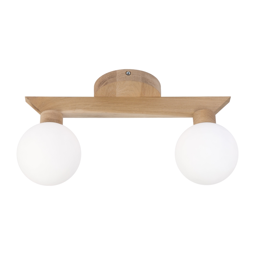 Накладна люстра ANTONIO 2xG9/5W/230V дуб/білий