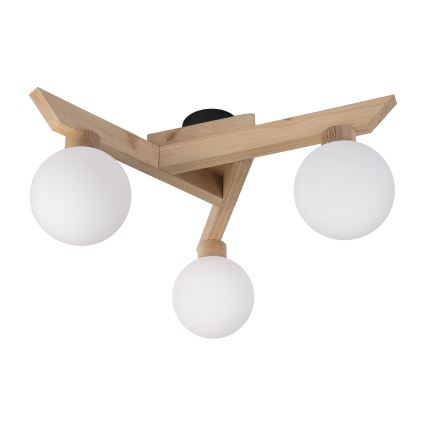 Накладна люстра ANTONIO 3xG9/5W/230V дуб/білий