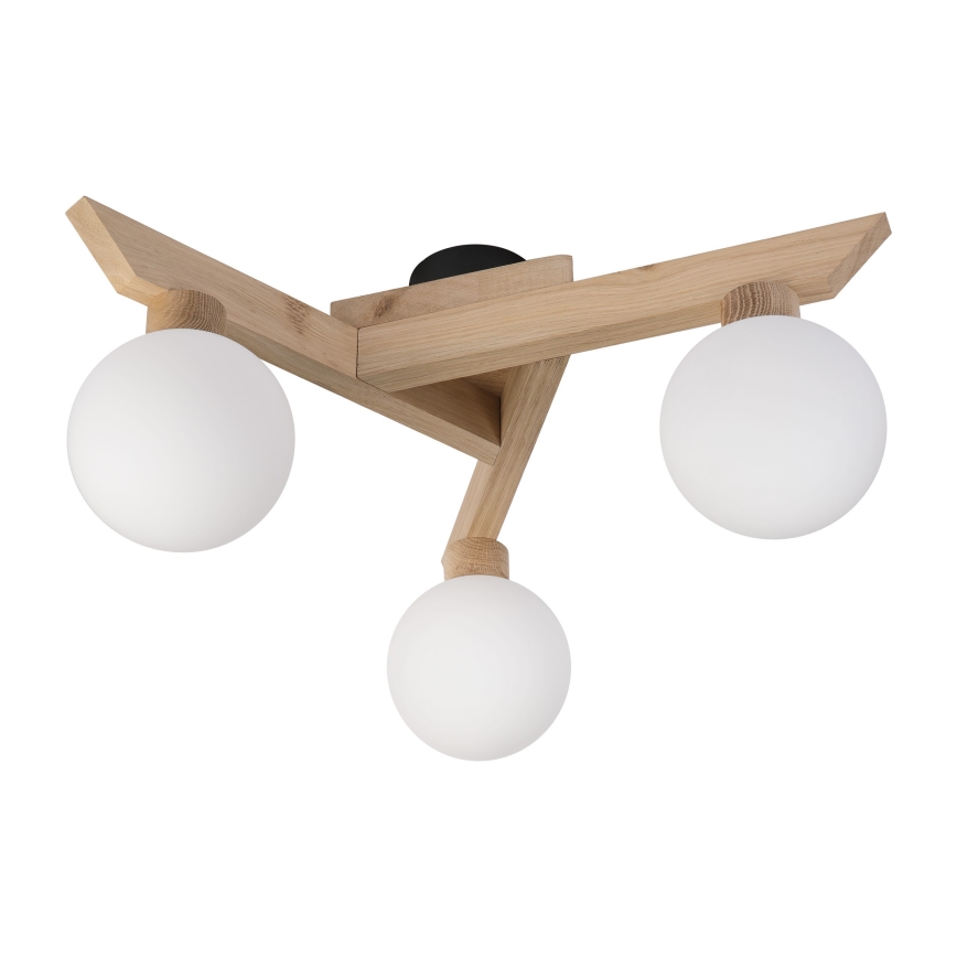 Накладна люстра ANTONIO 3xG9/5W/230V дуб/білий