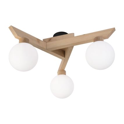 Накладна люстра ANTONIO 3xG9/5W/230V дуб/білий