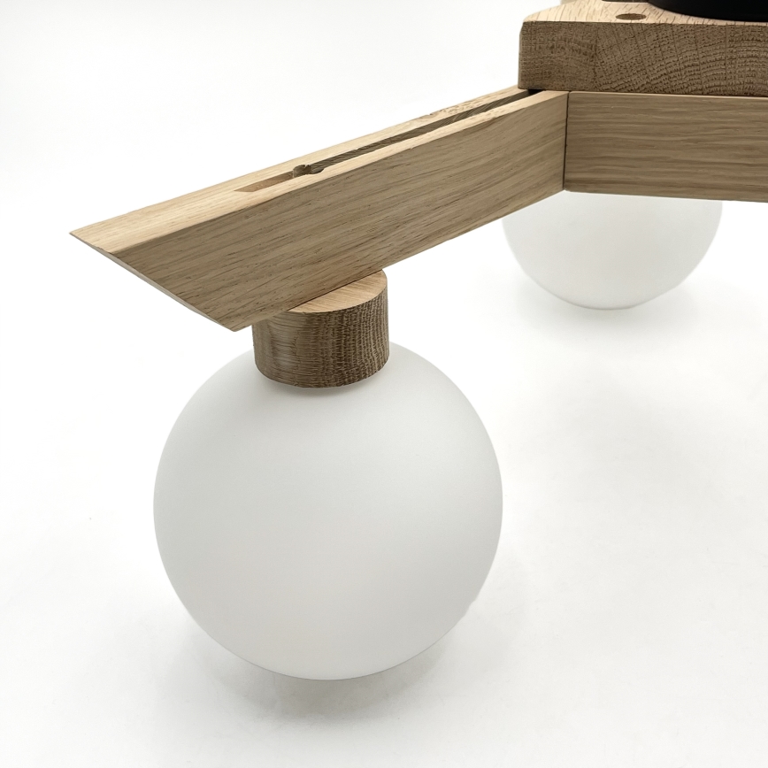 Накладна люстра ANTONIO 3xG9/5W/230V дуб/білий