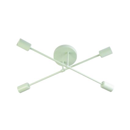 Накладна люстра CAMBRIDGE 4xE27/15W/230V зелена