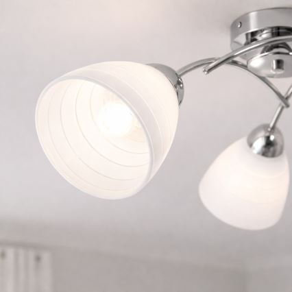 Накладна люстра CLARA 3xE27/15W/230V полірований хром