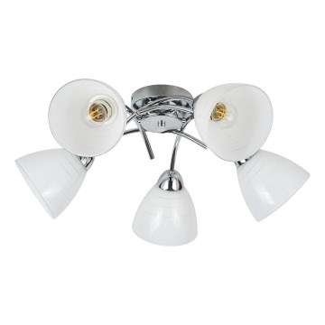 Накладна люстра CLARA 5xE27/15W/230V полірований хром