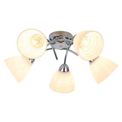 Накладна люстра CLARA 5xE27/15W/230V полірований хром