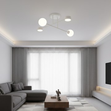 Накладна люстра HOLON 2xG9/8W/230V + 2xGX53/12W сіра