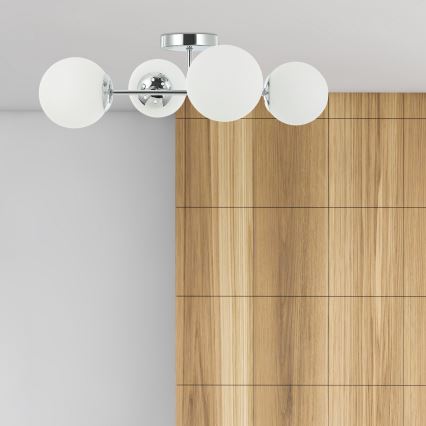 Накладна люстра MADDIE 4xE14/5W/230V глянцевий хром