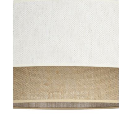 Накладна люстра NATIA 1xE27/60W/230V діам. 45 см біла/коричнева