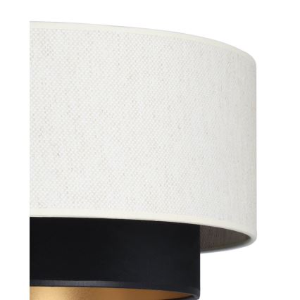 Накладна люстра NATIA 1xE27/60W/230V, діаметр 45 см, біла/чорна