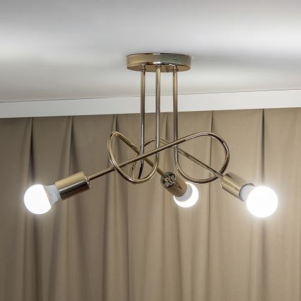 Накладна люстра OXFORD 3xE27/15W/230V золота