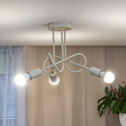 Накладна люстра OXFORD 3xE27/15W/230V кремова