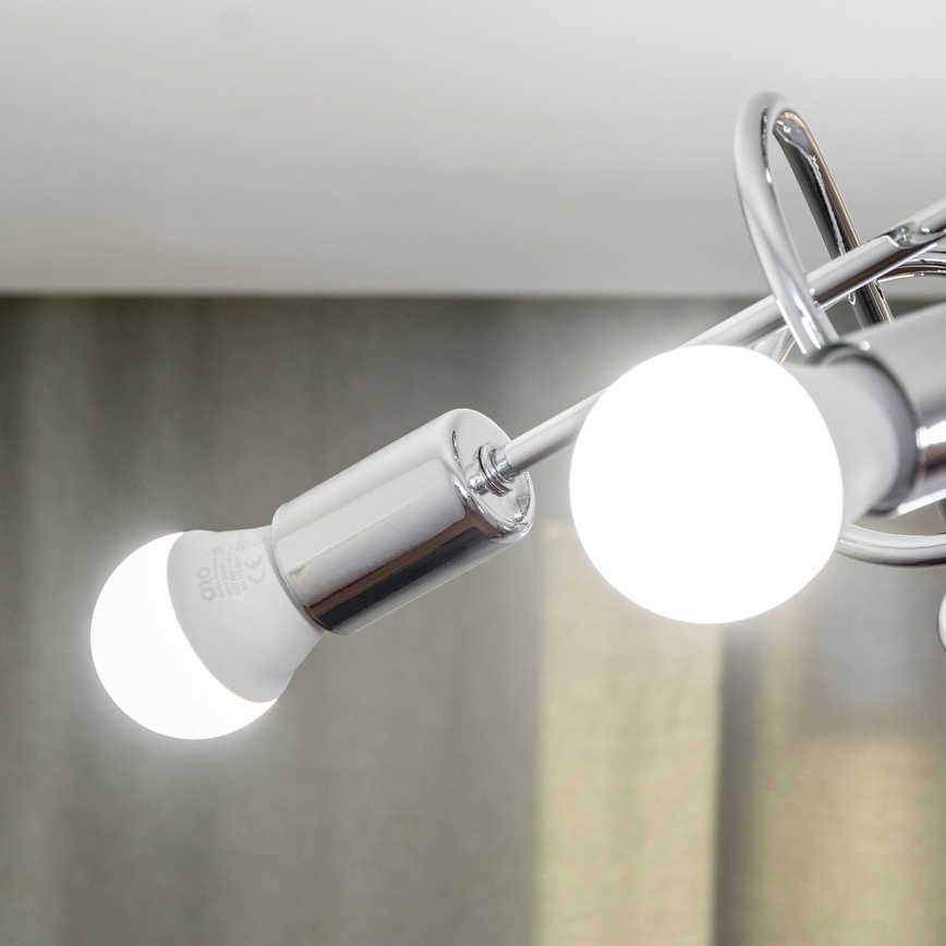 Накладна люстра OXFORD 5xE27/15W/230V, глянсовий хром