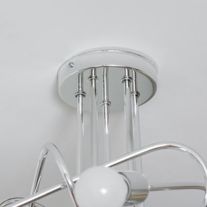 Накладна люстра OXFORD 5xE27/15W/230V, глянсовий хром