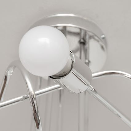 Накладна люстра OXFORD 5xE27/15W/230V, глянсовий хром