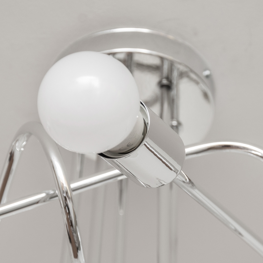 Накладна люстра OXFORD 5xE27/15W/230V, глянсовий хром