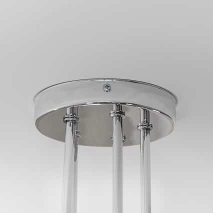 Накладна люстра OXFORD 5xE27/15W/230V, глянсовий хром