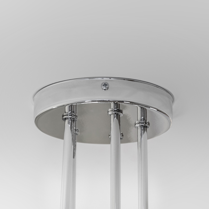 Накладна люстра OXFORD 5xE27/15W/230V, глянсовий хром