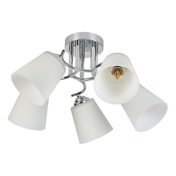 Накладна люстра PAFOS 5xE27/15W/230V глянцевий хром