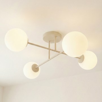 Накладна люстра ROMA 4xE14/10W/230V бежева