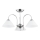 Накладна люстра TAPER 3xE27/15W/230V глянцевий хром