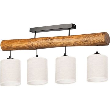 Накладна люстра TRENO 4xE27/25W/230V сосна