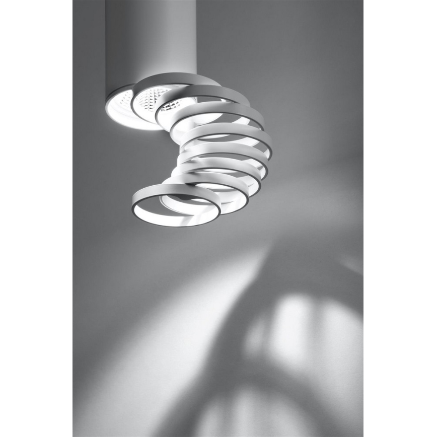Накладна люстра TUBA 1xGU10/50W/230V біла