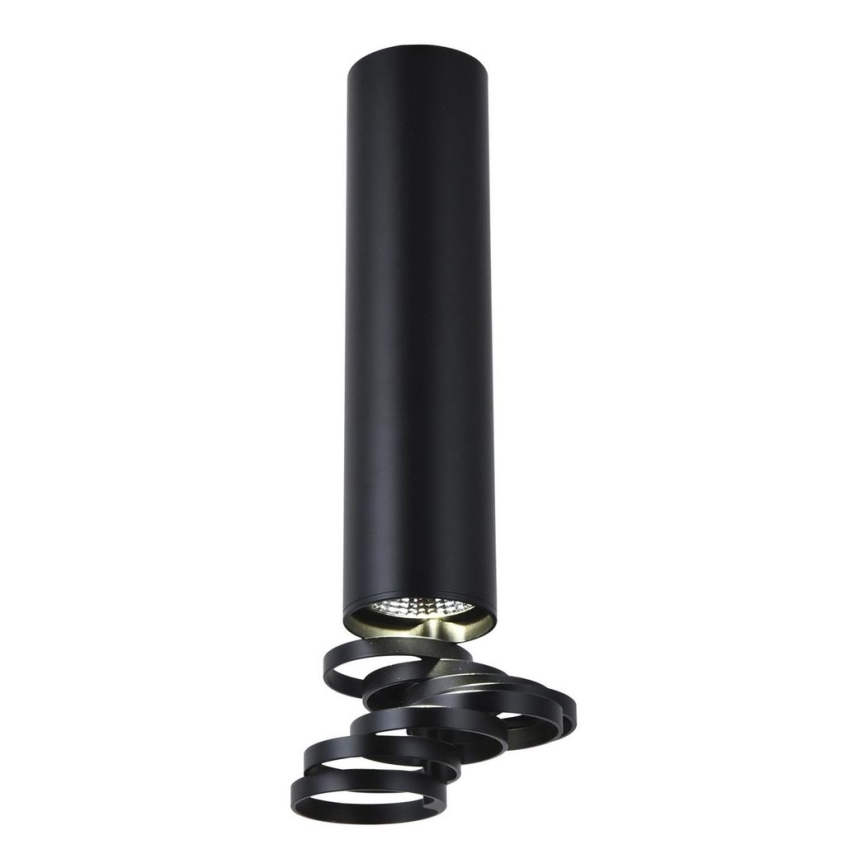 Накладна люстра TUBA 1xGU10/50W/230V чорна