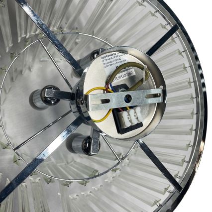 Накладна люстра VETRO 4xE14/40W/230V глянцевий хром