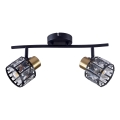 Накладна люстра ZAHARA 2xE27/10W/230V, чорна