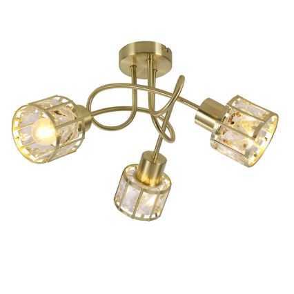 Накладна люстра ZAHARA 3xE27/10W/230V золота