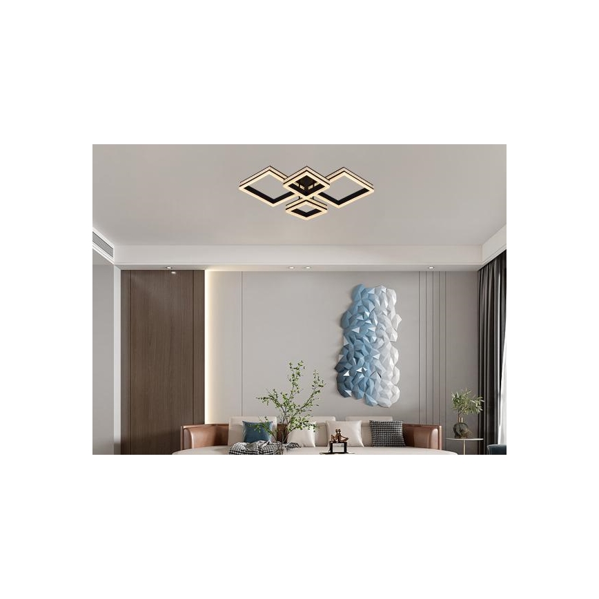 Накладна світлодіодна (LED) люстра з регулюванням яскравості LED/175W/230V 3000-6500K + дистанційне керування