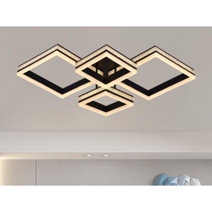 Накладна світлодіодна (LED) люстра з регулюванням яскравості LED/175W/230V 3000-6500K + дистанційне керування